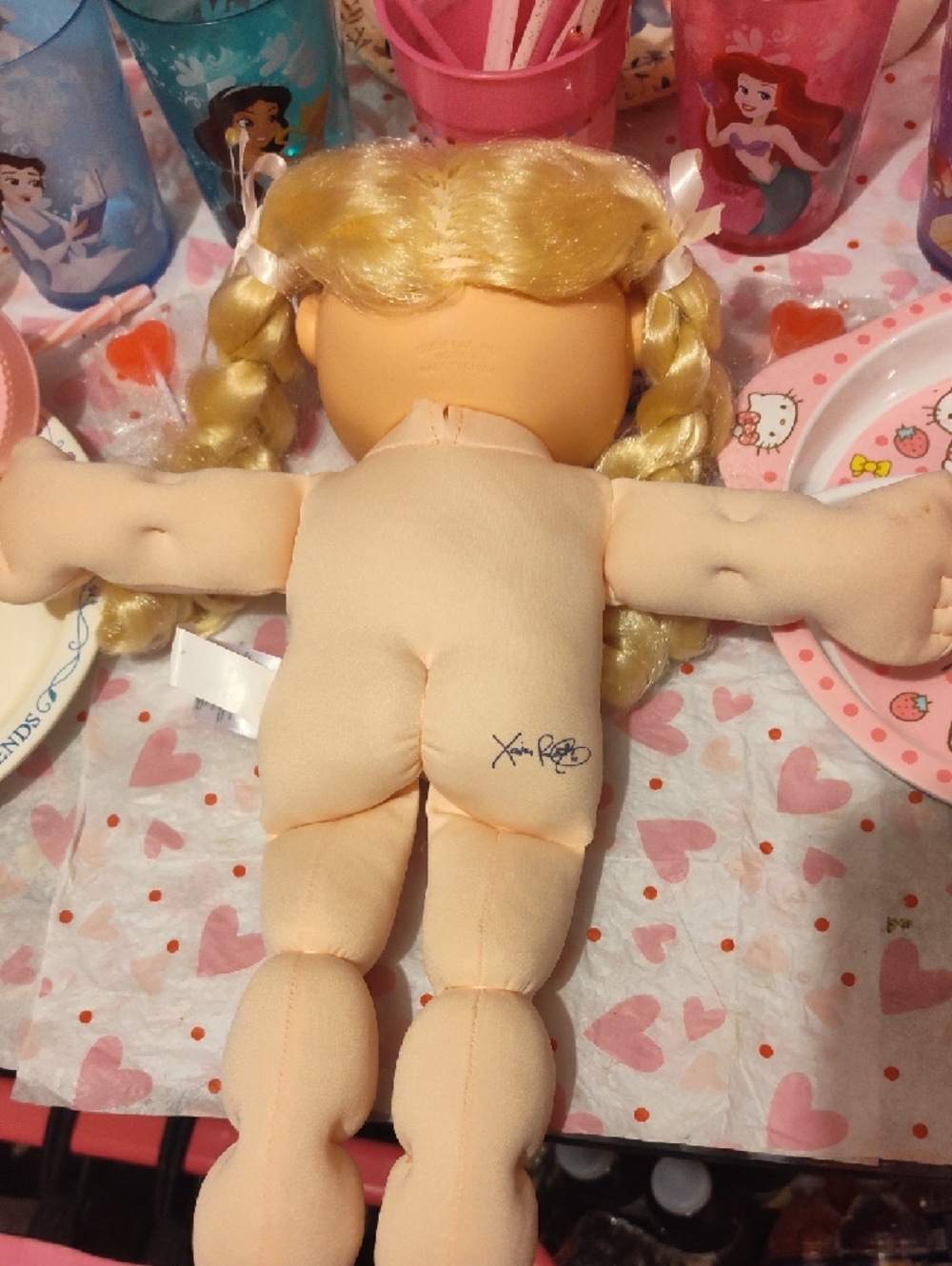 Cabbage Patch Kids 2015 Blonde-Haired Playtime Doll in Pink Outfit - Picture 14 of 16